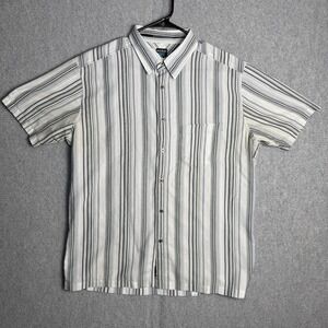 Kuhl Shirt Mens Size Large The Bohemian Stripe Short Sleeve Button Down